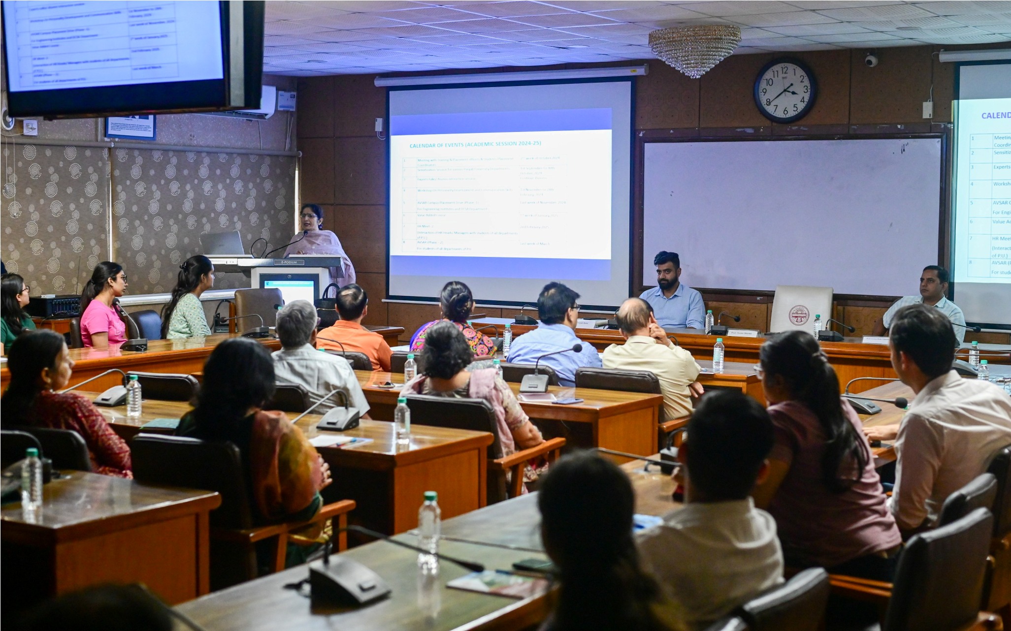 Central Placement Cell, Panjab University organises a session for Training & Placement officers & Students Placement Coordinators.